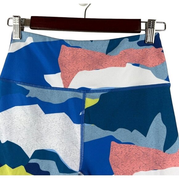 Betsey Johnson Tie Dye Blue Pull On Bermuda Bike Shorts Women's Small - Picture 2 of 10